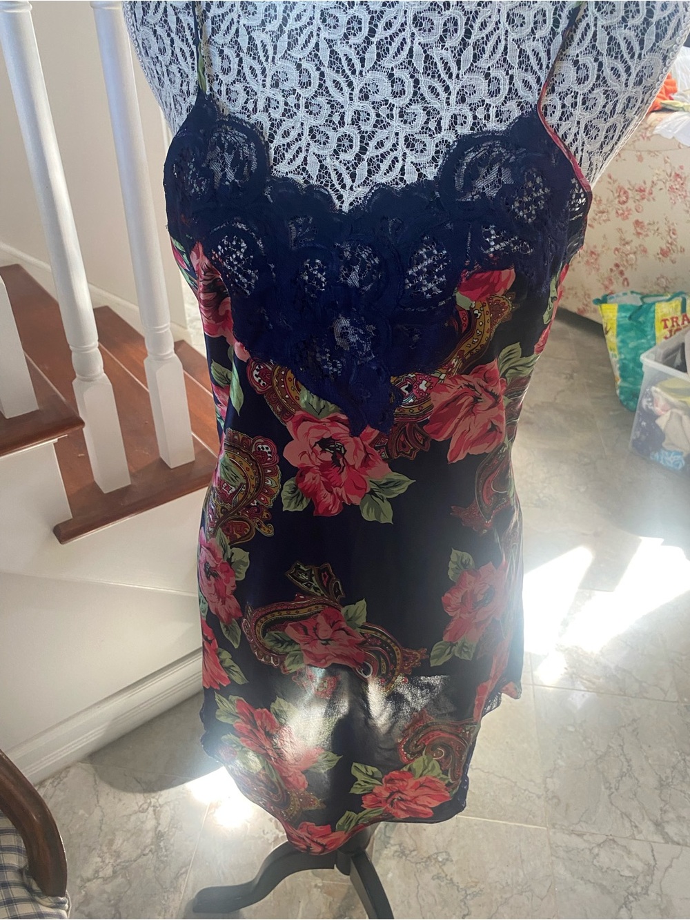 Victoria secret sleep gown with adjustable straps